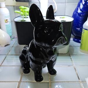 French Bulldog Ceramic Art Piece - Black